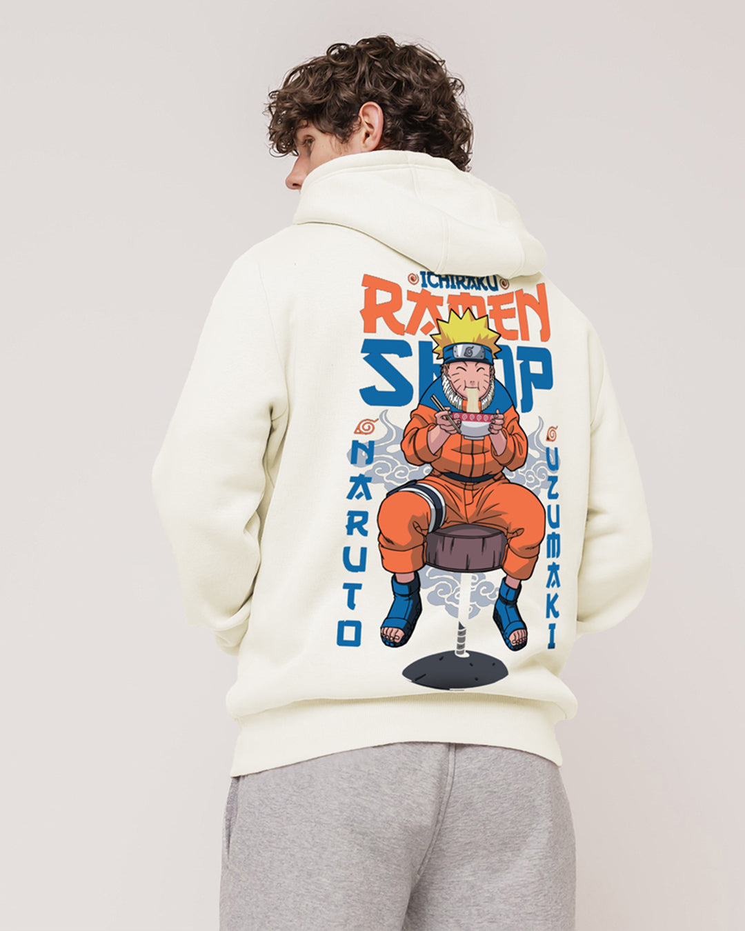 Jupiter Hotep Oversized Naruto  Printed Hoodie