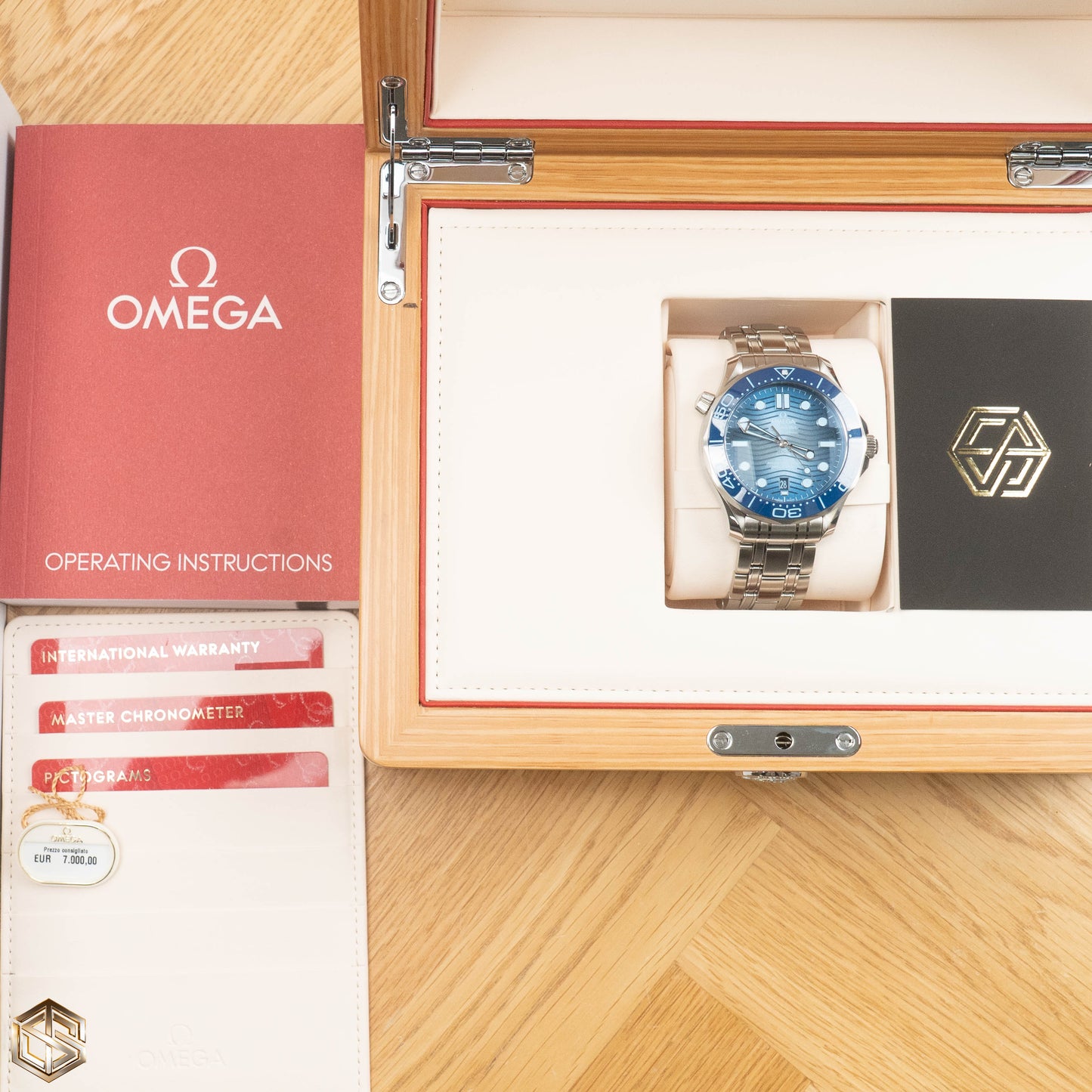 Omega 210.30.42.20.03.003 Seamaster Diver 300m Summer Blue Dial 2024 Watch