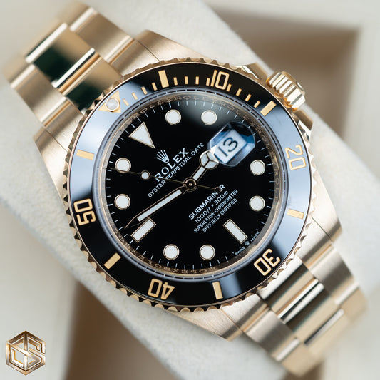 Rolex 116618LN 18K Yellow Gold Submariner Date 40mm 2019 Full UK Set Watch