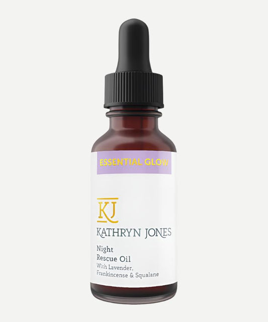 KJ Serums - Hydrating Essential Glow Natural Serum with Lavender, Frankincense, Anti-aging Plant Actives for Normal to Very Dry Skin