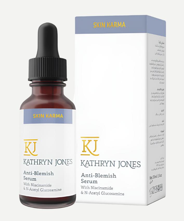 KJ Serums - Skin Karma Serum with Niacinamide, Glucosamine, Hyaluronic Acid for Normal, Acne-Prone Skin