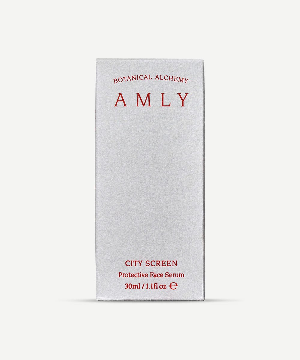 Amly - Detoxifying & Protecting City Screen Face Serum with Echinacea, Gotu Kola, Green Tea & Squalane