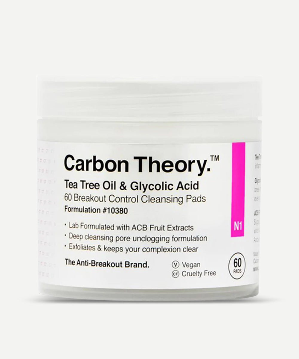 Carbon Theory - Breakout Control Cleansing Pads with ACB Fruit Extracts & Glycolic Acid