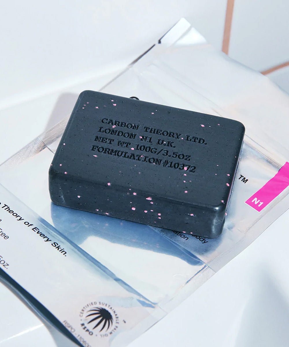 Carbon Theory - Breakout Control Exfoliating Body Bar with Tea Tree Oil & Activated Charcoal