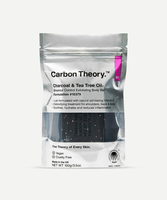 Carbon Theory - Breakout Control Exfoliating Body Bar with Tea Tree Oil & Activated Charcoal