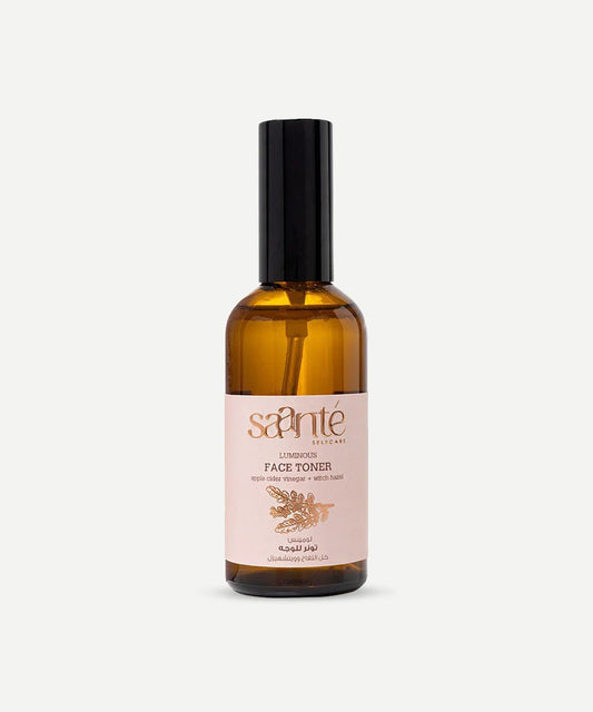 Saante Radiance Boosting Luminous Face Toner with Apple Cider Vinegar and Frankincense